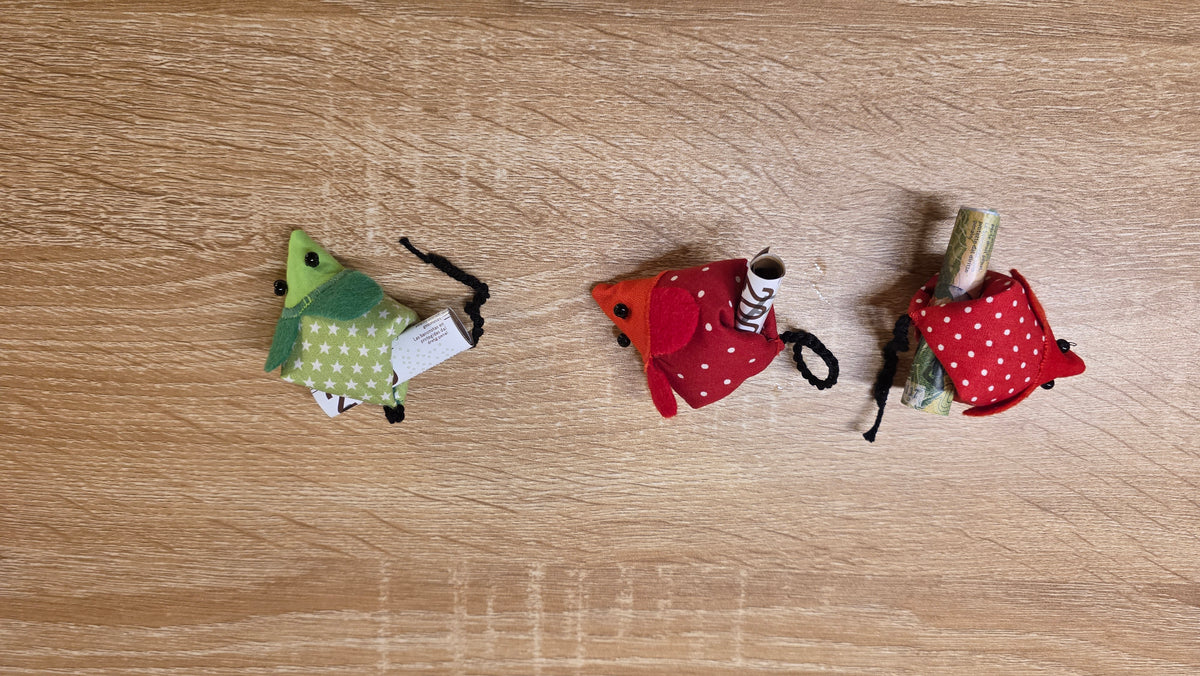 🐭💚 Handgemachte Geldmaus – ein süsses Geldgeschenk! 💚🐭