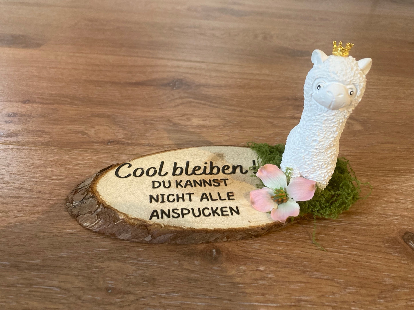 Alpaka gegossen Cool bleiben du kannst sie nicht alle anspucken