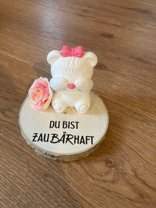 Bärchen gegossen Du bist Zauberhaft
