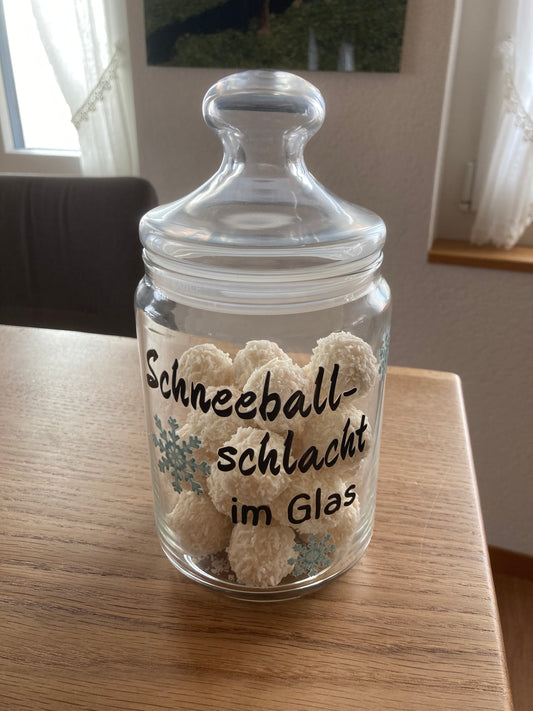 Schneeballschlacht im Gals