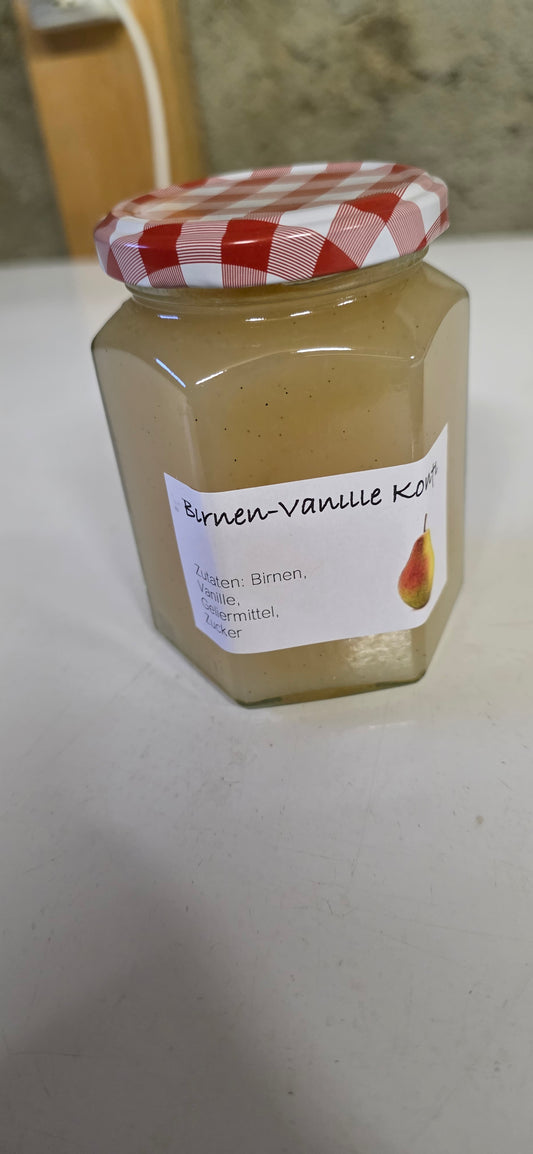 Birnen- Vanille konfi