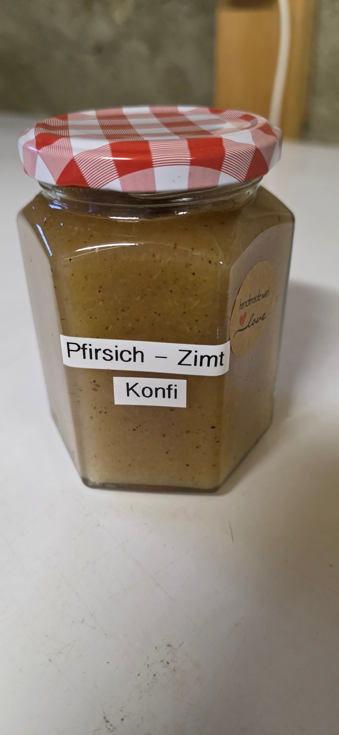 Pfirsich-Zimt konfi