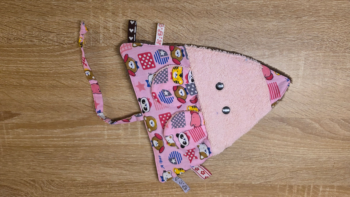 🐭💕 Süsse Knistermaus mit Nuggi-Schwänzchen 💕